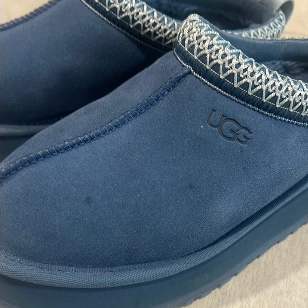 UGG Tazz Platform Slippers in Desert Blue - Picture 2 of 9